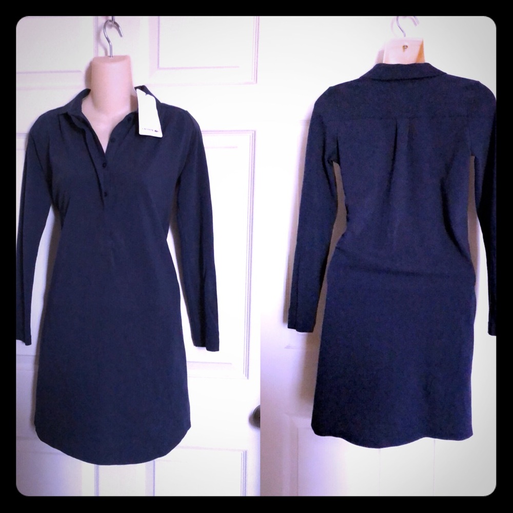 NWT LACOSTE Navy Polo Dress